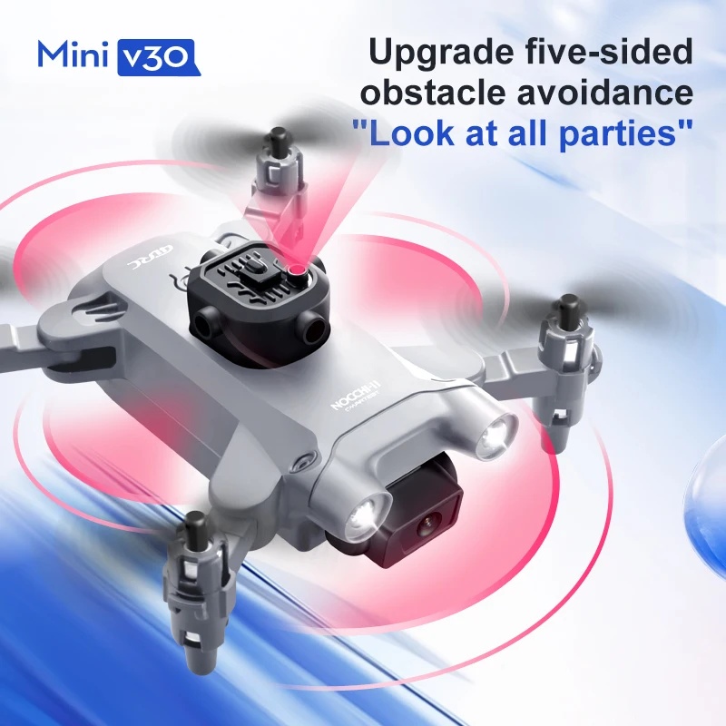 Mini V30 WiFi  With 4K HD Dual - Rc Helicopter Mini ulasan dan harga