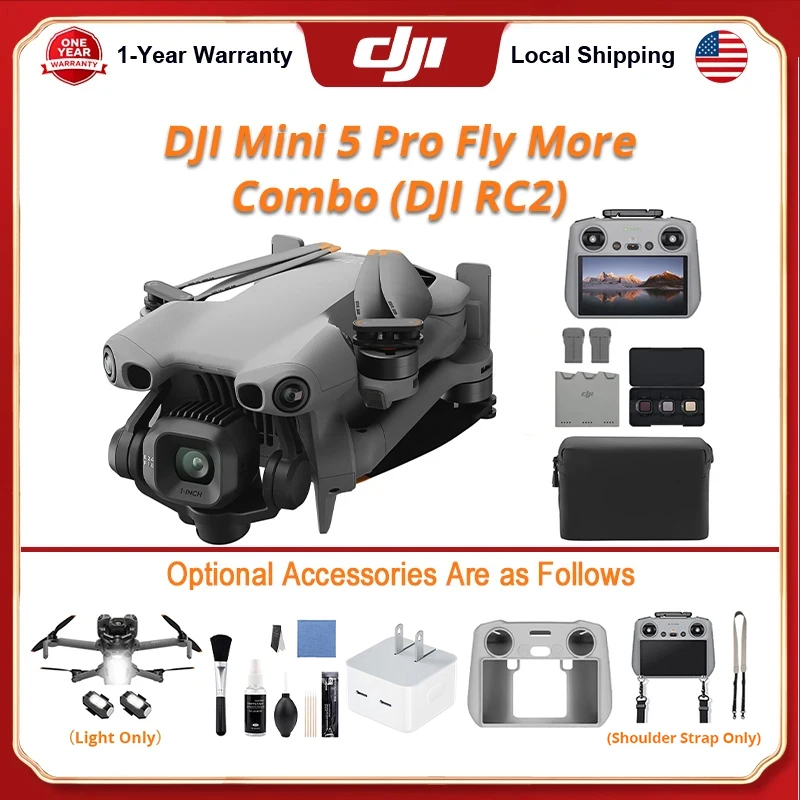 DJI Mini 5 Pro Fly Combo Drone - Rc Helicopter Tool Kit ulasan dan harga