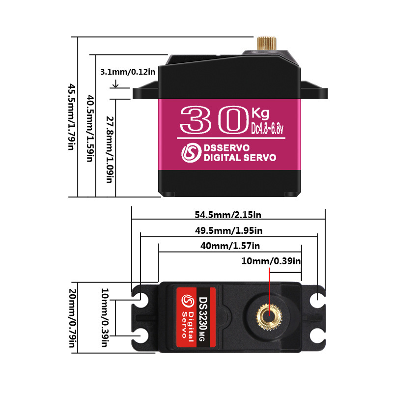 1Pcs Dsservo Waterproof Servo  - Rc Helicopter Servo ulasan dan harga