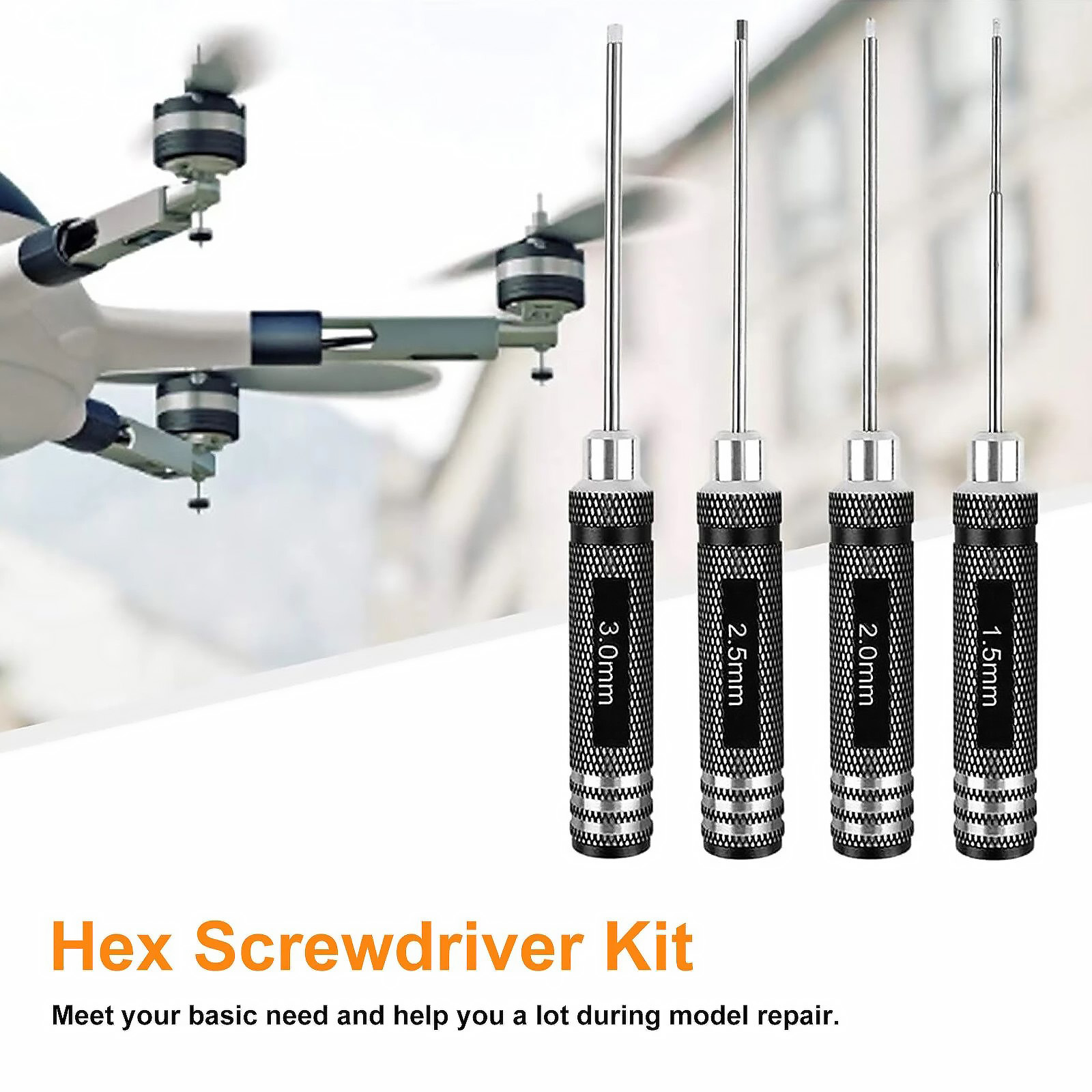 4Pcs/lot RC Tools Hex Nut Scre - Rc Helicopter Tool Kit ulasan dan harga