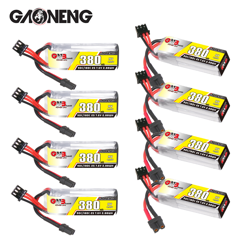 GNB 2S 7.6V 380mAh 90C/180C Li - Rc Helicopter Coaxial ulasan dan harga