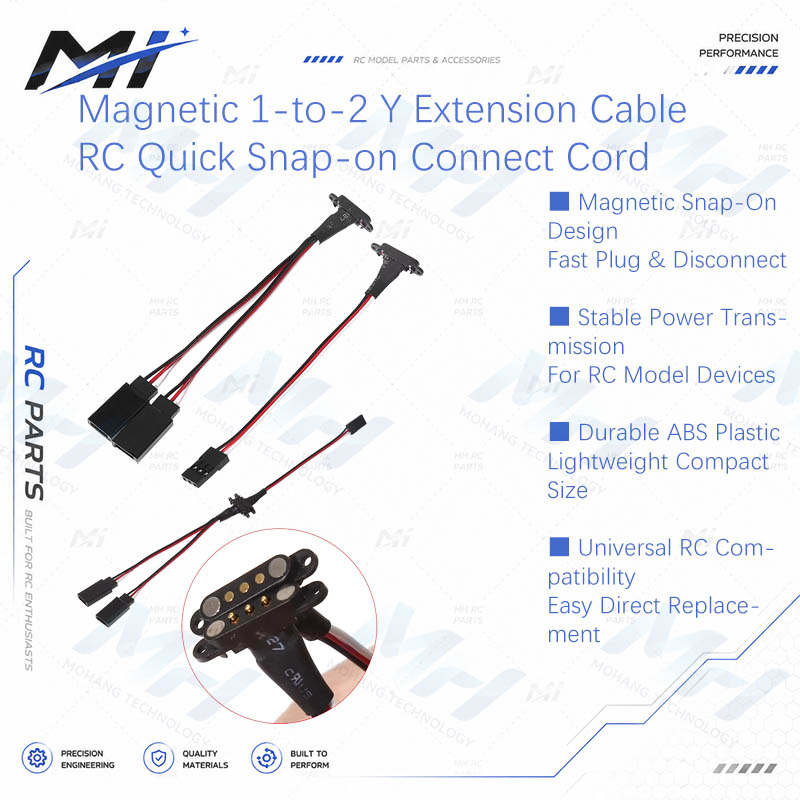 Magnetic 1-to-2 Y Extension Ca - Rc Helicopter Remote Control ulasan dan harga