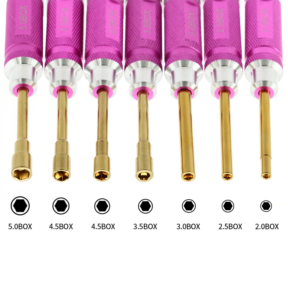 7 Piece 2-5MM Hexagonal Screwd - Rc Helicopter Tool Kit ulasan dan harga